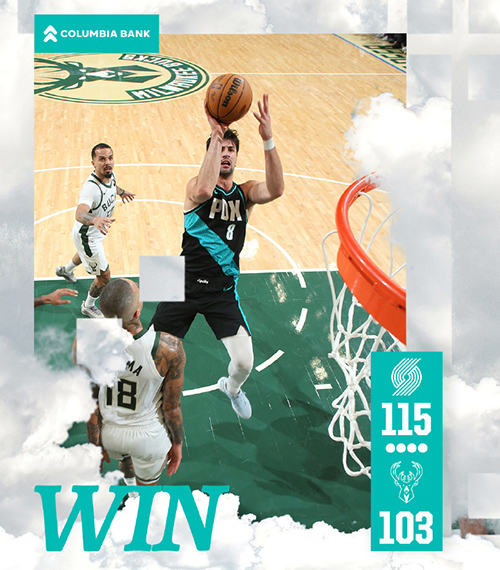 11月25日 NBA常规赛 开拓者vs雄鹿 全场录像及集锦