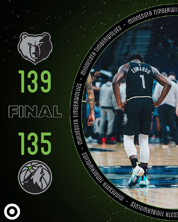 925直播讯 5月6日讯 NBA常规赛灰熊对阵森林狼